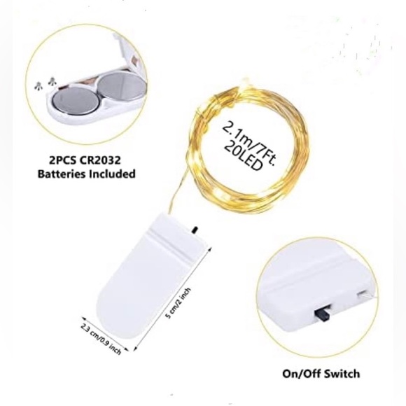 Boho, Handmade, macramé 🌙 /🦉or ⭐️ dream catcher with ✨mini fairy lights✨ incl. - Picture 6 of 8